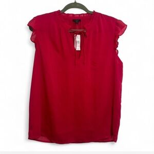 Ann Taylor—Vibrant Hot Pink Blouse